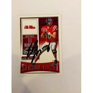 2016 Panini Season Ticket NY Giants Eli Manning IP Autograph #37 (035)